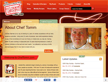 Tablet Screenshot of cheftomm.com